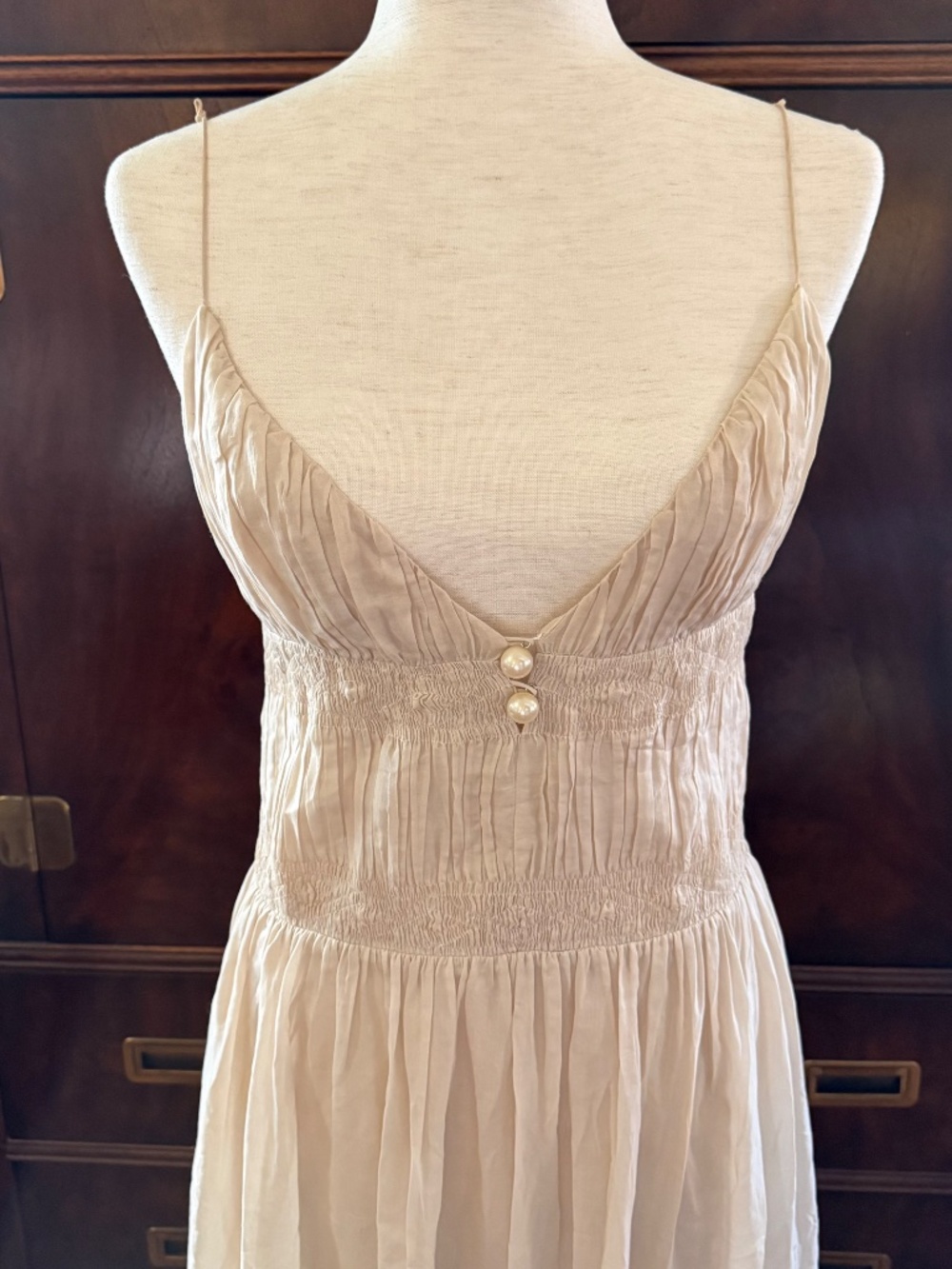 Fiori De Zucca chiffon whimsy dress wedding bridesmaid - Picture 2 of 12